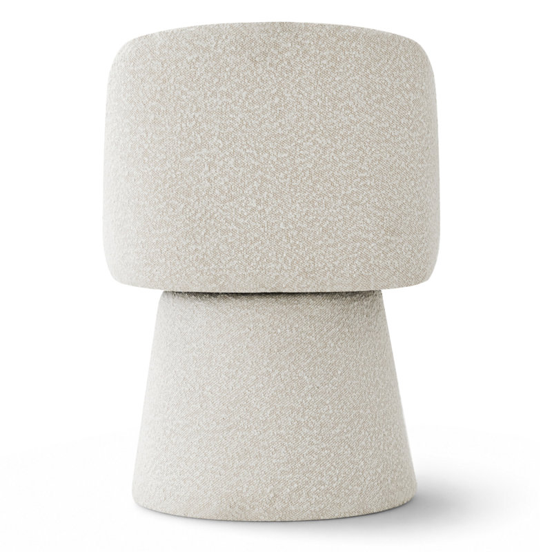 Tabouret de coiffeuse pivotant rembourré Modern