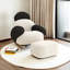 Chaise berçante moderne avec repose-pieds