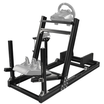 Anman Aluminum F1 Racing Simulator CockpitFit Logitech G29 G920Thrustmaster Ergonomic PC by Orren Ellis