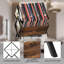Support pour disque vinyle, support de rangement pour disque vinyle 80-100 LP, présentoir pour disque vinyle à assemblage rapide, organisateur de style rétro pour magazine, livre, dossiers, albums (brun rustique, 1 niveau)