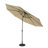 Shela 132'' Lighted Market Umbrella with Breez-Tex Canopy-2136927753