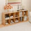 Bibliothèque à 5 cubes, armoire de rangement autoportante, organisateurs de placard et rangement pour chambre à coucher, salle d'étude, placard-1232529659