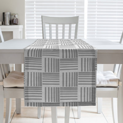 Fractured Stripes Table Runner