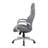 Kelly Rolling Executive Armchair, Gray Stitched-Back Caressoftplus-117561223
