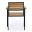 Chaise 2 pièces en bois et métal