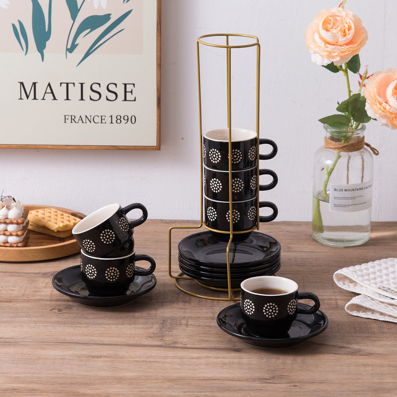 Tasse à espresso en porcelaine Kamni