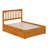Mission Solid Wood Platform Bed with Panel Footboard and Roll Out Trundle-96140412