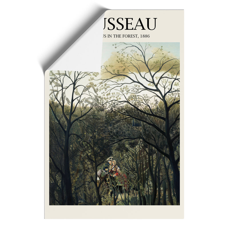 Rendezvous In The Forest by Henri Rousseau - No Frame Print, 59cm H x 42cm W x 0.1cm D
