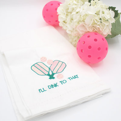 Ensemble de serviettes de bar Pickleball