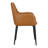 Enderlin Tufted Faux Leather Upholstered Metal Armchair-69489392