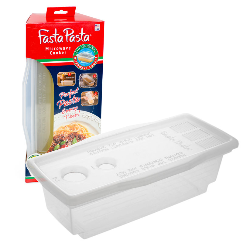 Snips Pasta Cooker, Pasta Cooker, White, 100% Made In Italy Pasta And Potato Cooker For The Microwave 4 L 265 X 22 X 165 Cm Colour Red Made In Italy Plastic 4 Lt