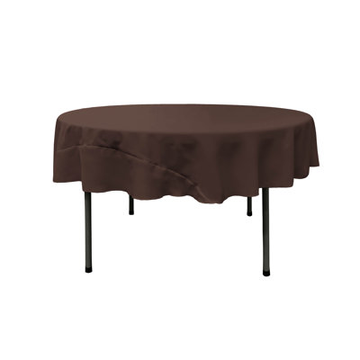 Solid Color Round Tablecloth - Basics by Wayfair™