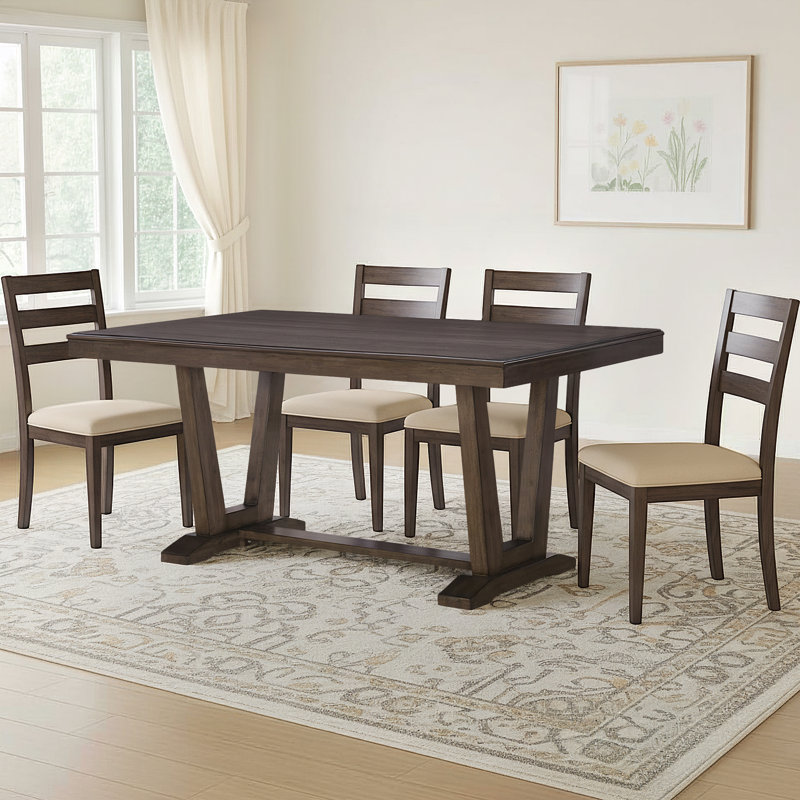 Eileen Solid Wood Dining Table