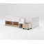 Single (3') Cabin Bed Bed Frame with Storage Included with Built-in Ladder Included