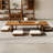 Brown Rectangular Solid Wood Coffee Tables-110480833