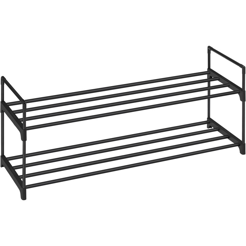 10 Pair Stackable Shoe Rack