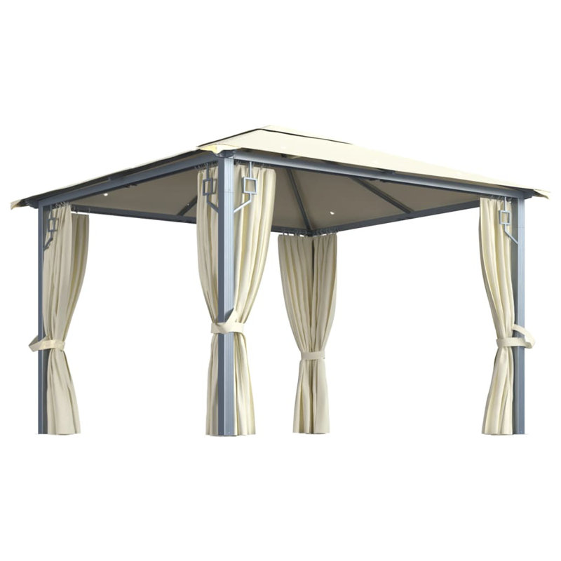 Nuremberg 3m x 3m Steel Pop Up Gazebo, Cream