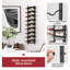 Wall Mounted Wine Bottle Rack Black