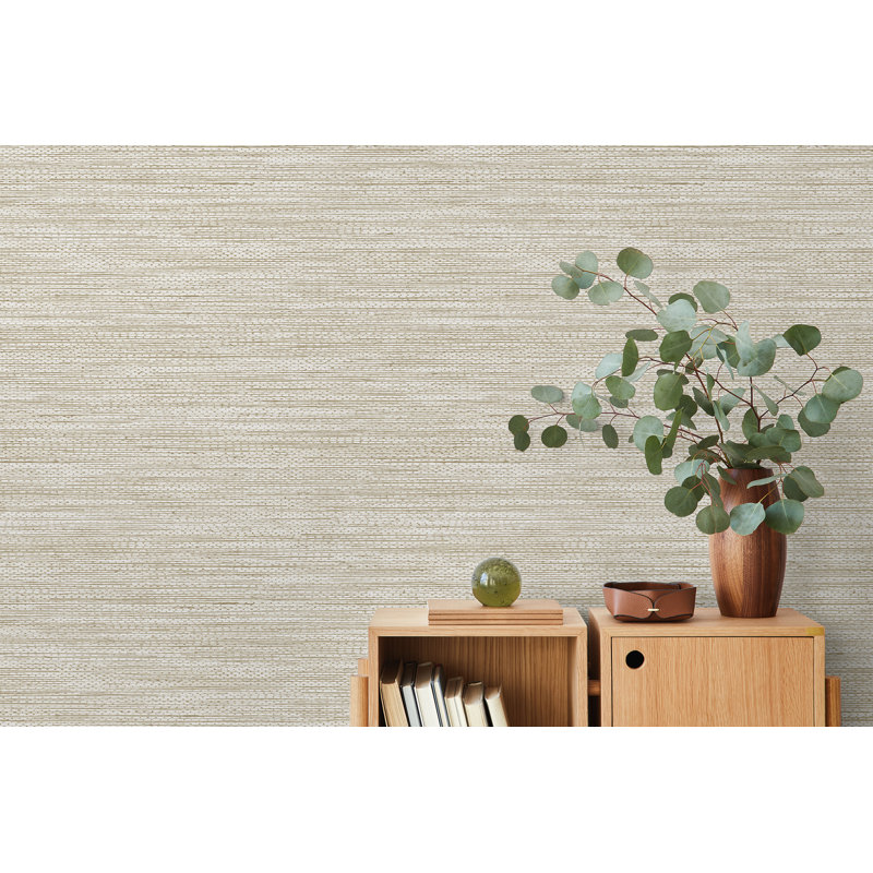 Papier peint non tissé Hollinwood, Avoine métallique