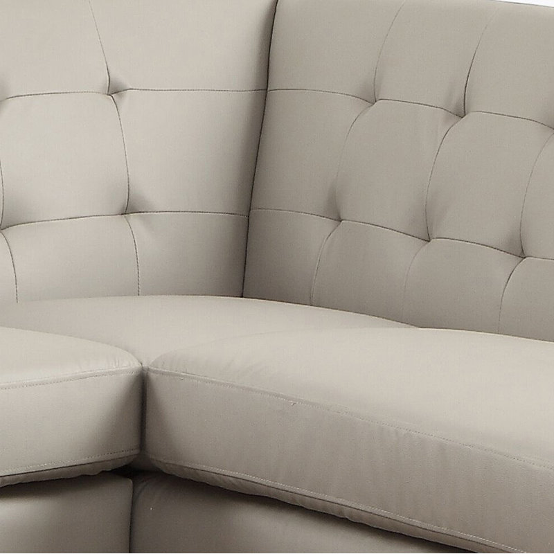Canapé modulaire en cuir végétalien Mandrel