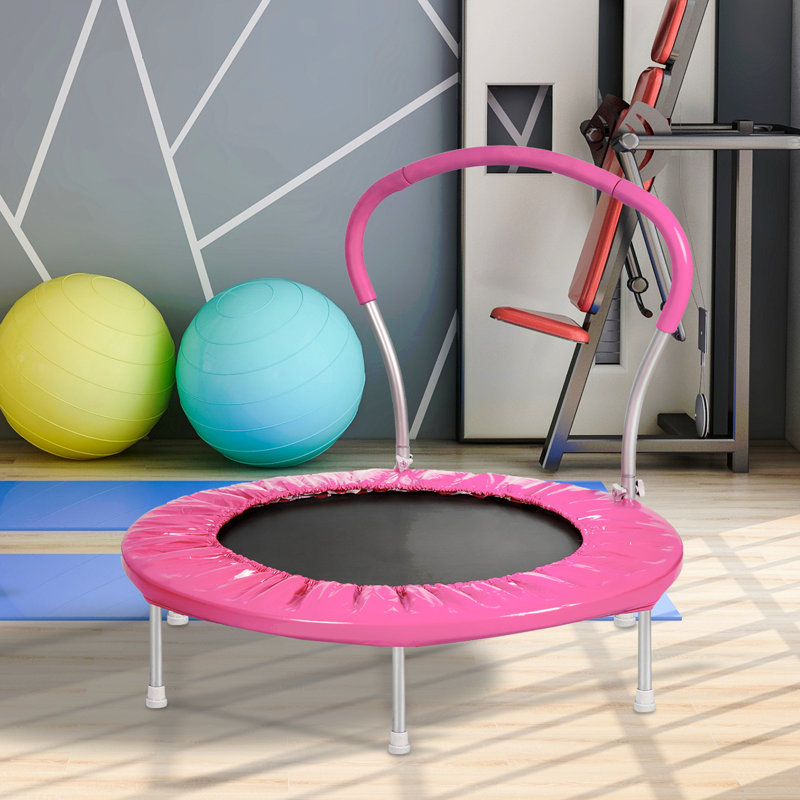 TRAMPOLINE 36 po AVEC POIGNÉE (PI) - MÉTAL, Rose