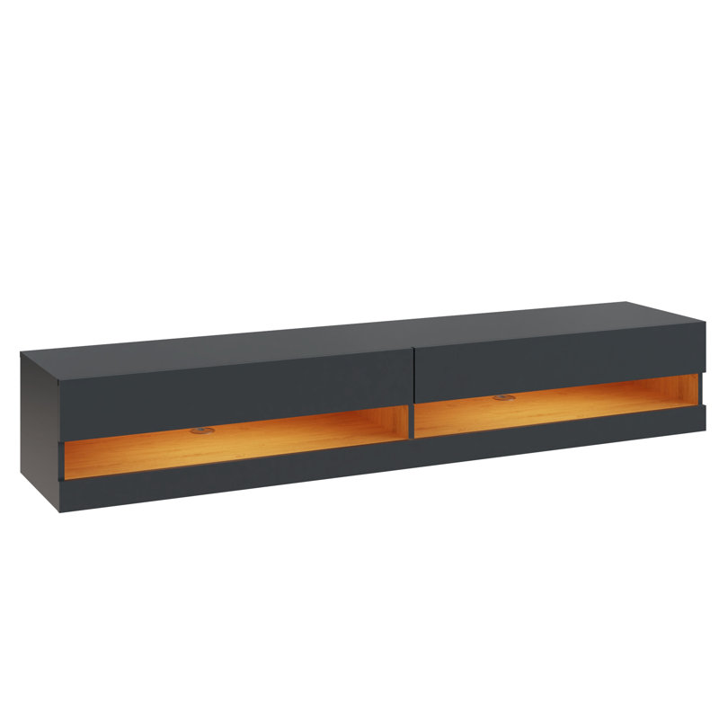 Chioke Unfinished TV Stand, 180, Anthracite