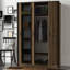 Buchholz 3 Door Solid + Manufactured Wood Wardrobe