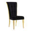 Chaise d'appoint en velours blanche Hrisula