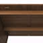 Table de salle à manger de style Mid-Century avec tiroirs et rangement à aire ouverte