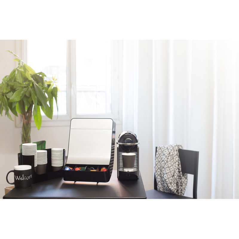 Rangement pour tasses et serviettes jetables