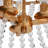 Eadric 3 - Light Unique Drum Chandelier with Beaded Accents