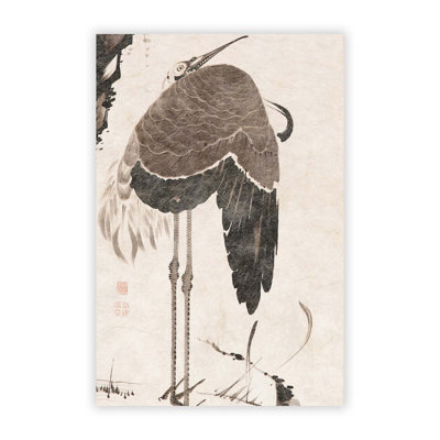 Crane by Ito Jakuchu - Frameless Print