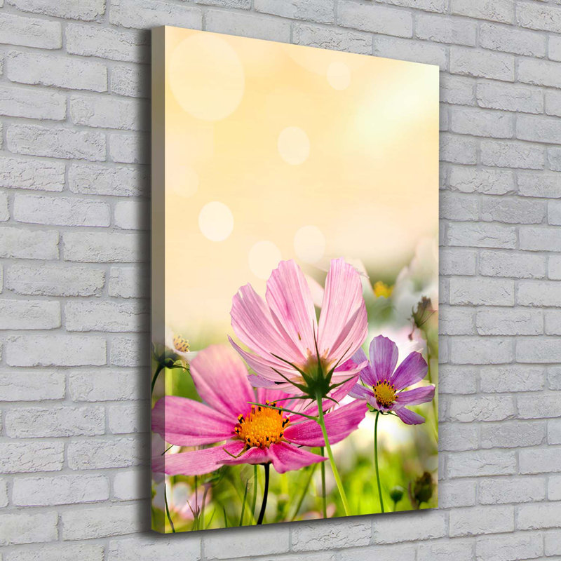 Field Flowers - Wrapped Canvas Print