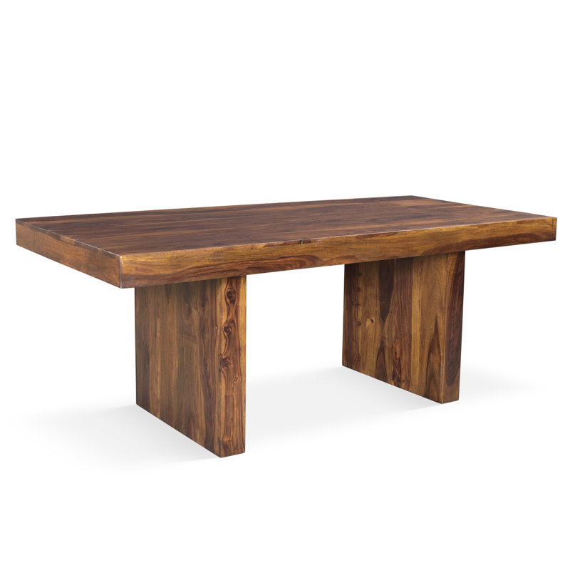 Lusby Sheesham Solid Wood Dining Table - 80"