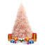 Arbre de Noël artificiel pin rose classique-1822198389