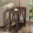 23.6" H Slatted End Table with Storage (Set of 2)-556605630