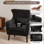 Chaises d'appoint confortables en velours surdimensionné (ensemble de 2)-2107653737