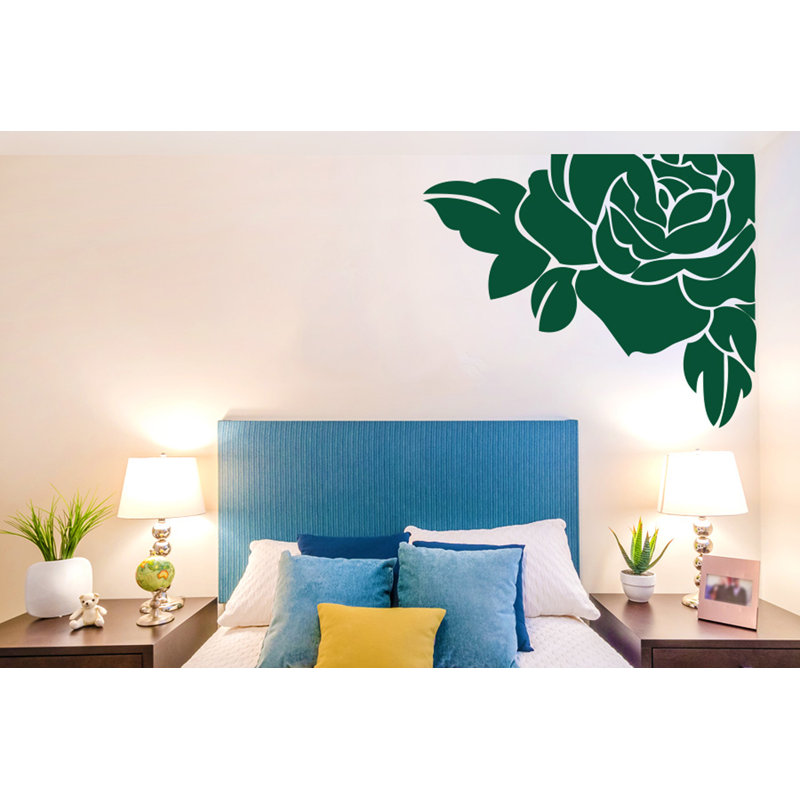 Plants & Flowers Non-Wall Damaging Wall Decal, Large, Dark Green
