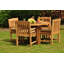 Parkhur Outdoor 5 - Piece Teak Dining Set