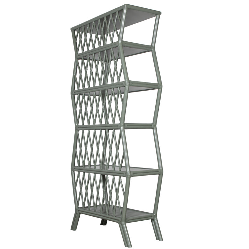 Bibliothèque étagère Newtown H 80,5 "x l 36", Vert