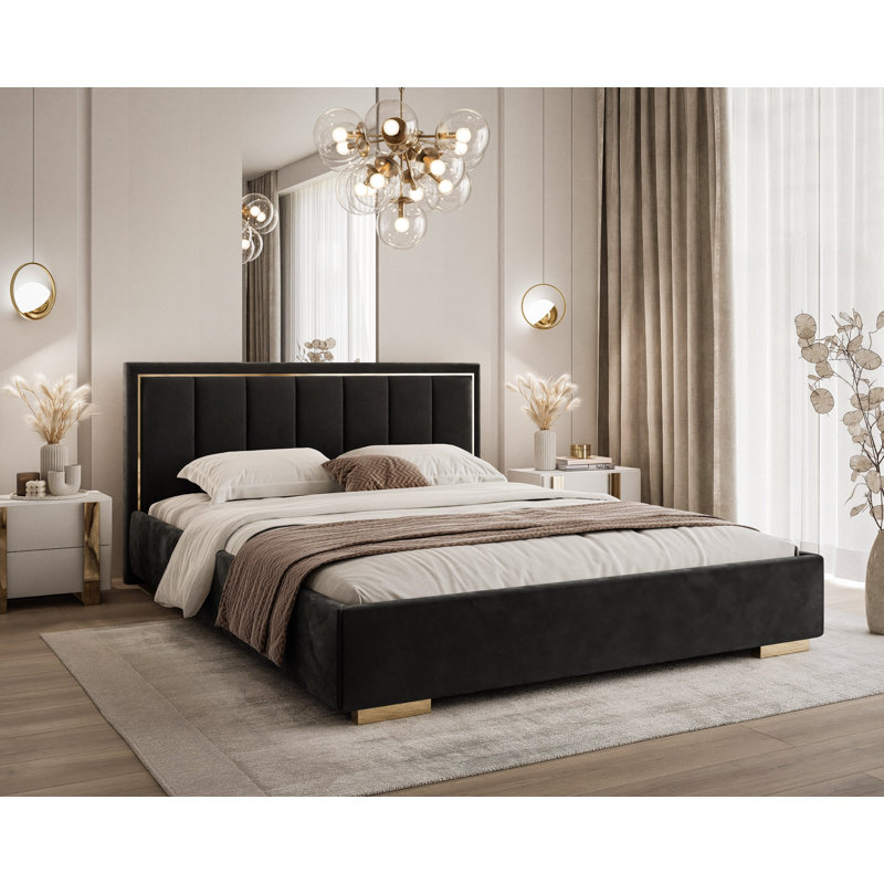 Bed, Small Double (4'), Black