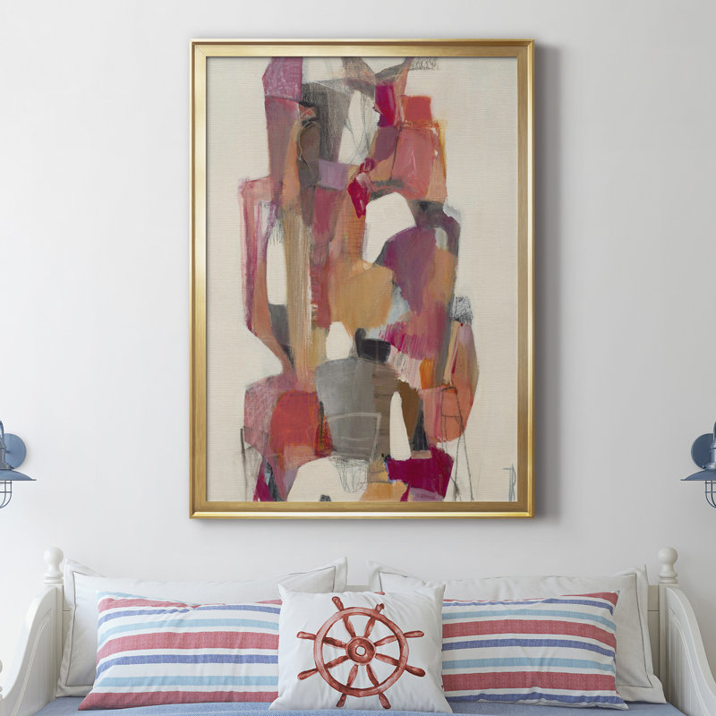 Toile encadrée Totem At Sunrise - prête à être accrochée, H 26,5 po x l 36,5 po x P 1,5 po, Toile encadrée d'or
