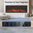 50 Inch Smart Wall Mount Electric Fireplace - Wi-Fi/Alexa Control-1174628885