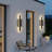 Mosra Black Aluminum LED Outdoor Wall Sconce-336667697