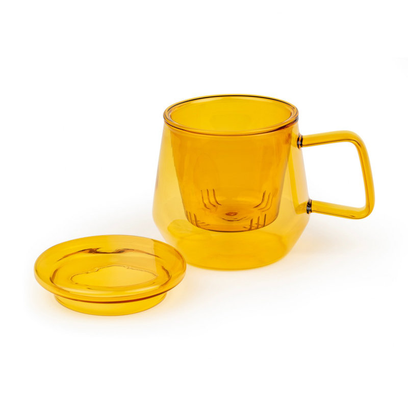 Glass Teacup, Yellow