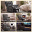 87.5cm Wide Glider Wing Chair Recliner