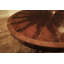 Round Mahogany Wood Dining Table