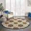 Tapis bleu Newton-868387264