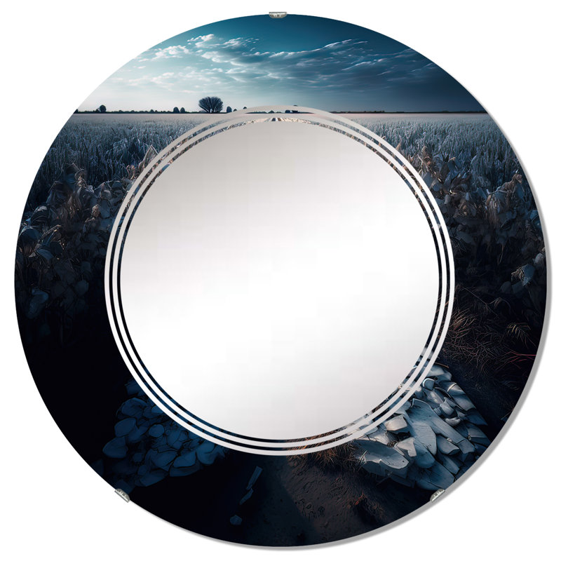 Miroir mural Osvalda, 32 po x 32 po