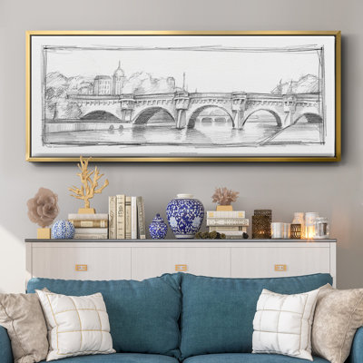 Pont Neuf- Framed Canvas